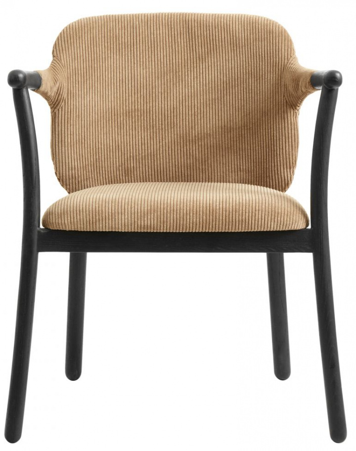 Stoel \'Esrum\' - Zwart/Beige in de groep Meubels / Zitmeubels / Stoelen bij Reforma (70902)