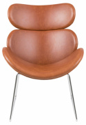 Fauteuil \'Hushum\' 85cm - Bruin
