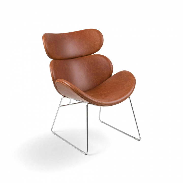 Fauteuil \'Hushum\' 85cm - Bruin in de groep Meubels / Zitmeubels / Fauteuils bij Reforma (71940)