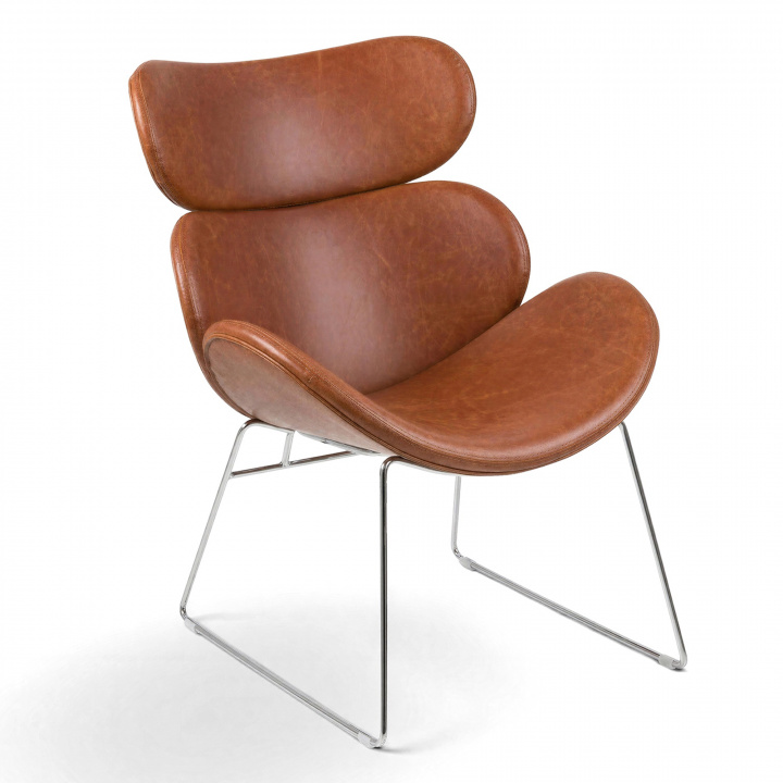 Fauteuil \'Hushum\' 85cm - Bruin in de groep Meubels / Zitmeubels / Fauteuils bij Reforma (71940)