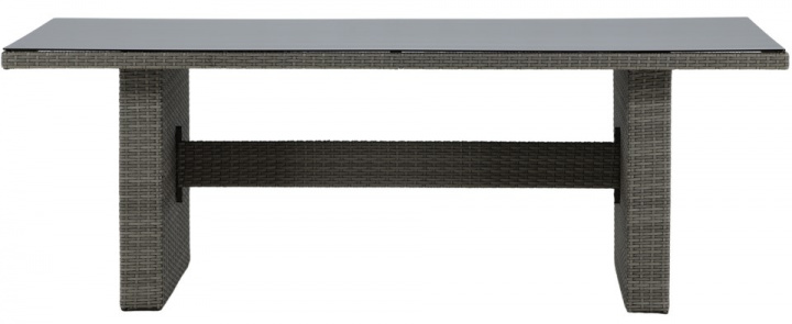Eettafel \'Pudas\' 200x100 cm - Grijs in de groep Meubels / Tuinmeubelen / Tuin tafel bij Reforma (7231-004)