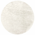 Rond tapijt \'Cora\' 120cm - Wit