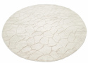 Rond tapijt \'Cora\' 120cm - Wit