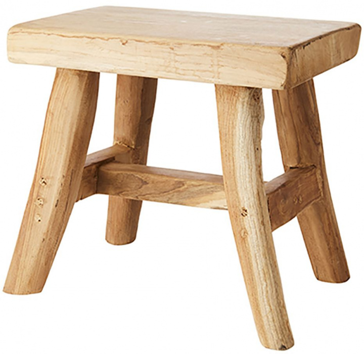 Kruk \'Arvid\' 33x23cm - Natuurlijk in de groep Meubels / Zitmeubels / Houten krukken bij Reforma (737-189-00)