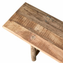 Bank \'Rico\' 122cm - Natuurlijk