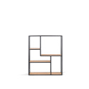 Wandplank \'Hydra\' 75cm  - Zwart/Natuurlijk