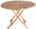 Tuin tafel \'Oviedo\' Rond 100cm - Eik