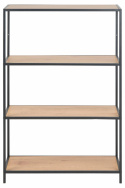 Boekenkast \'Hydra\' 3 planken - Zwart