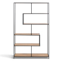 Boekenkast \'Hydra\' 3 planken - Zwart