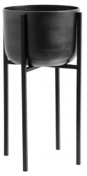 Pot op standaard \'Oxi\' M - Zwart
