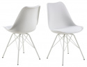 Stoel \'Eris\' - Wit/Grijs