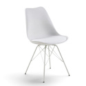 Stoel \'Eris\' - Wit/Grijs