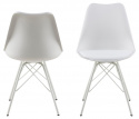 Stoel \'Eris\' - Wit/Grijs
