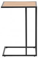 Bijzettafel \'Hydra\' 43cm - Natuur/Zwart