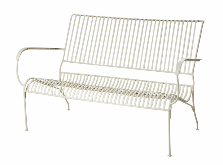 Bank \'Visby\' - Wit in de groep Meubels / Tuinmeubelen / Buitenbanken bij Reforma (797-732-05)