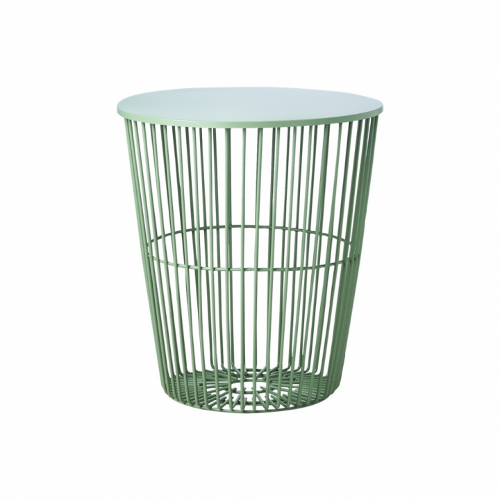 Salontafel/mand \'Marstrand\' rond 40cm - Groen in de groep Meubels / Tafels / Salontafels bij Reforma (797-751-00)