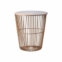 Salontafel/mand \'Marstrand\' rond 40cm - Perzik