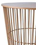 Salontafel/mand \'Marstrand\' rond 40cm - Perzik