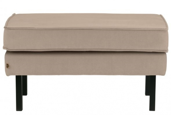 Kruk \'Rodeo\' - Khaki fluweel in de groep Meubels / Banken / Zitpoefs & Voetensteunen bij Reforma (800897-K)