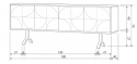 Bijzettafel \'Draw\' - Mangohout