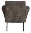 Fauteuil \'Muse\' - Grijs/ Bruin