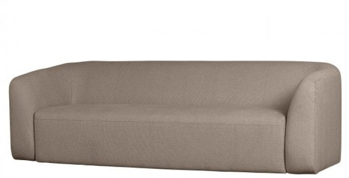 Bank \'Sloping\' - Lichtbruin in de groep Meubels / Banken / 3-zits banken bij Reforma (801270-B)