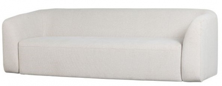 Bank \'Sloping\' - Parelswit in de groep Meubels / Banken / 3-zits banken bij Reforma (801270-P)