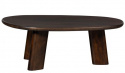 Salontafel \'Roundly\' - Walnoot