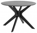 Eettafel \'Kotor\' Rond 105cm- Zwart
