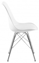 Stoel \'Eris\' - Wit/Zilver