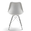 Stoel \'Eris\' - Wit/Zilver