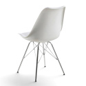 Stoel \'Eris\' - Wit/Zilver