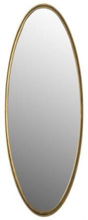 Spiegel \'Matz\' Ovaal - Antiek messing