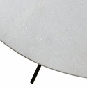 Eettafel \'Milan\' rond 120cm - Wit/zwart