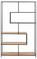 Boekenkast \'Hydra\' 114cm - Zwart