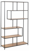 Boekenkast \'Hydra\' 114cm - Zwart