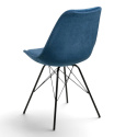 Stoel \'Eris\' - Blauw/Zwart