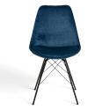 Stoel \'Eris\' - Blauw/Zwart