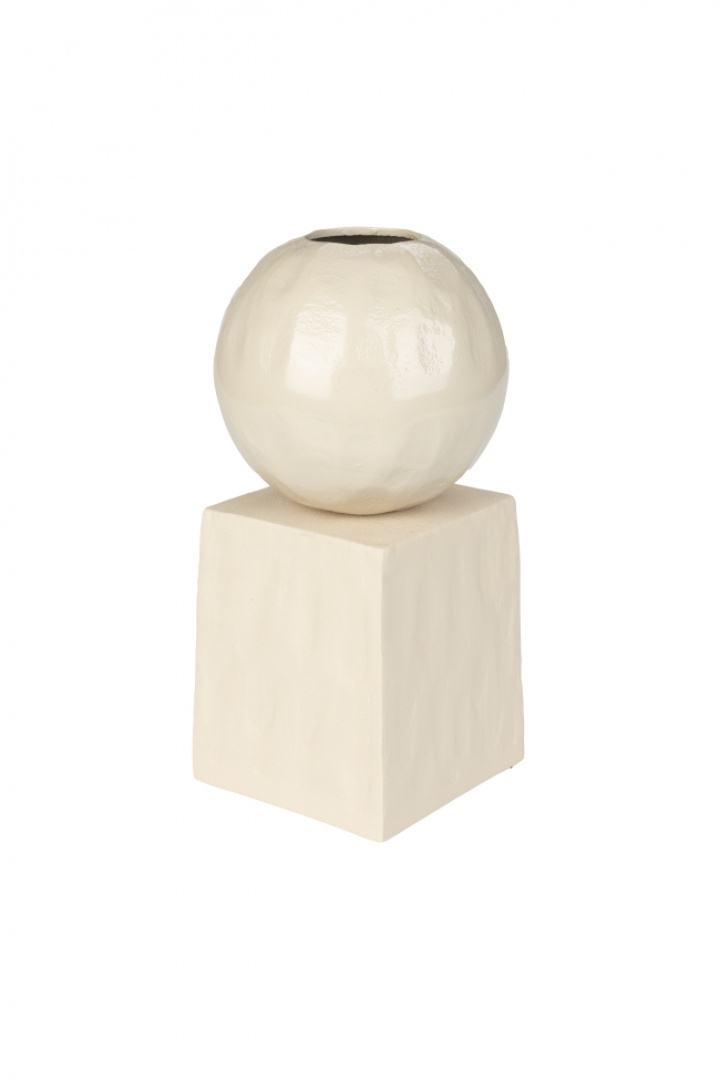 Vaasje \'Crocus\' - Beige in de groep Inrichting / Decoratie / Vazen bij Reforma (8200084)