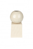 Vaasje \'Crocus\' - Beige