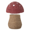 Opbergmand \'Paddenstoel\' - Natuur/Rood