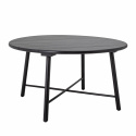 Eettafel \'Lope\' 140cm Rond - Zwart