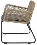 Fauteuil \'Mundo\' - Natuur/Grijs
