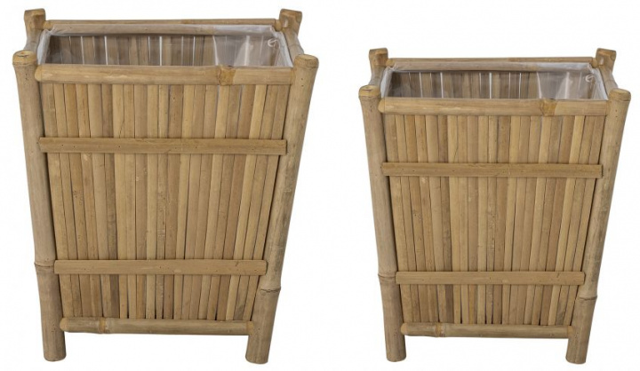2-pack Bloempotten \'Sole\' - Bamboe in de groep Inrichting / Decoratie / Potten bij Reforma (82052852)
