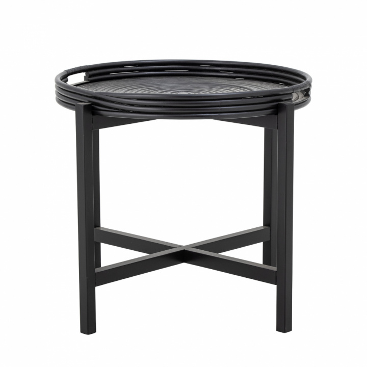 Salontafel \'Milli\' - Zwart/Riet in de groep Meubels / Tafels / Salontafels bij Reforma (82057413)