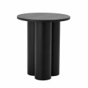 Bijzettafel \'Aio\' 45cm Rond - Zwart