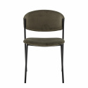 Eetstoel \'Marlo\' Gerecycled materiaal - Groen