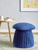 Zitpoef \'Roberta\' 44cm Rond - Blauw