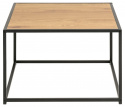 Salontafel \'Hydra\' 60cm - Natuur/Zwart