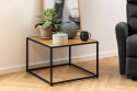 Salontafel \'Hydra\' 60cm - Natuur/Zwart